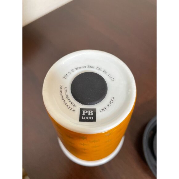 Pottery Barn Harry Potter Hufflepuff Travel Mug With Silicone Lid 10-12oz - Picture 8 of 8